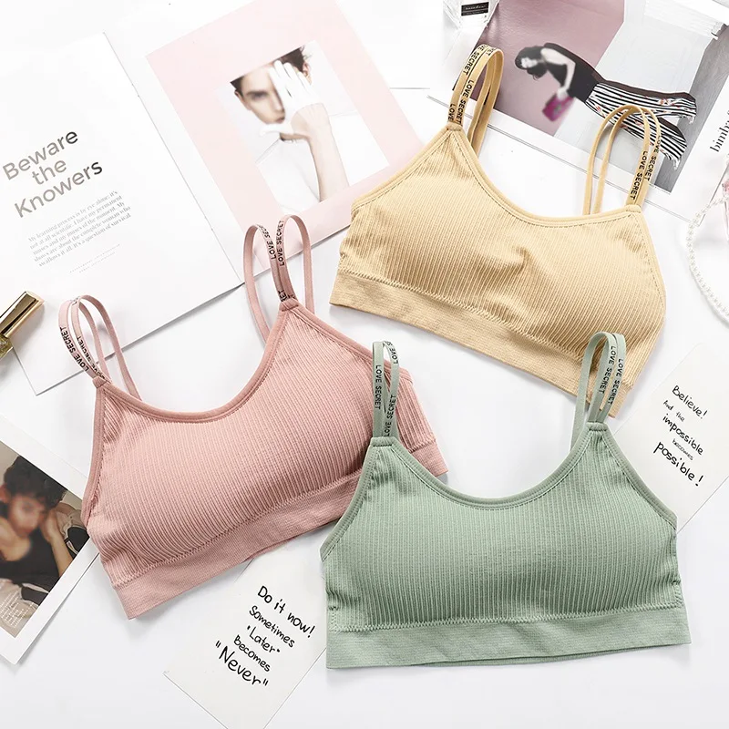 EFINNY English Letter Print Double Shoulder Strap Sports Girl Wrapped Chest Elastic Pad Sports Camisole 2019
EFINNY English Letter Print Double Shoulder Strap Sports Girl Wrapped Chest Elastic Pad Sports Camisole 2019