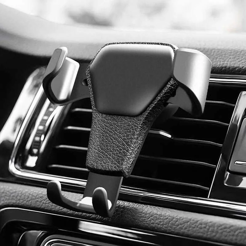 Universal Car Phone Holder Gravity Sensing Lazy Mobile Phone Clip Air Outlet Buckle for Car Compatible with Most Smartphones
Universal Car Phone Holder Gravity Sensing Lazy Mobile Phone Clip Air Outlet Buckle for Car Compatible with Most Smartphones
