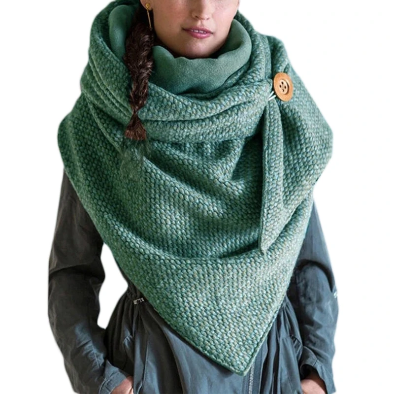 Women Winter Warm Large Neck Shawl Wrap Contrast Color Printing Button Scarf Bib X7XC
Women Winter Warm Large Neck Shawl Wrap Contrast Color Printing Button Scarf Bib X7XC