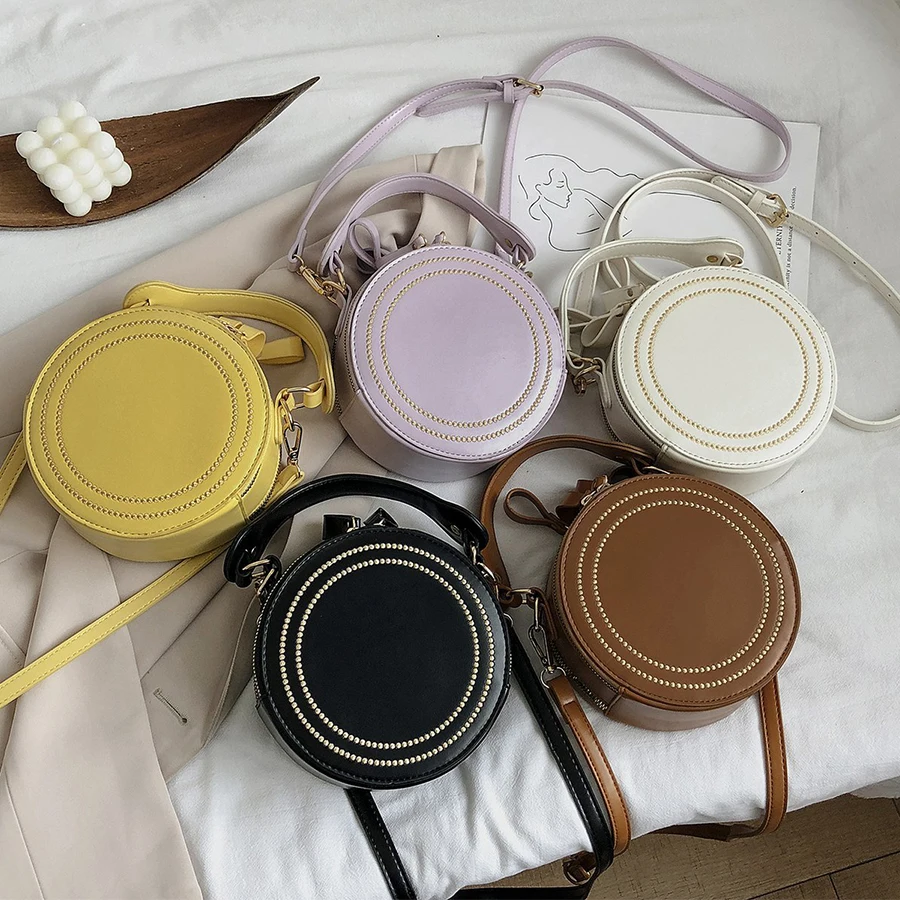 Round Simple Women's Bag Shoulder Bag Fashion Crossbody Bags for Women Female High Quality PU Leather Tote Bag Handbags
Round Simple Women's Bag Shoulder Bag Fashion Crossbody Bags for Women Female High Quality PU Leather Tote Bag Handbags