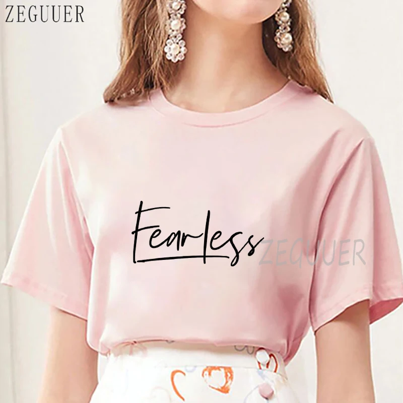 Fearless Plus Size Women T Shirt Summer Fashion Letter Short Sleeve T Shirt Aesthetic Tumblr Tee Female Streetwear Plus Size 
Fearless Plus Size Women T Shirt Summer Fashion Letter Short Sleeve T Shirt Aesthetic Tumblr Tee Female Streetwear Plus Size