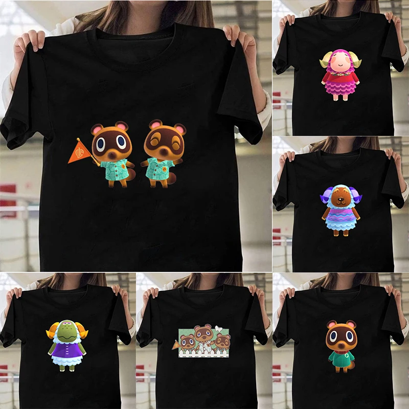 Harajuku Men's Tshirt Cute Animal Crossing Print Short Sleeve T Shirt Kawaii Tom Nook HipHop Streetwear T-shirt Men Top Tee
Harajuku Men's Tshirt Cute Animal Crossing Print Short Sleeve T Shirt Kawaii Tom Nook HipHop Streetwear T-shirt Men Top Tee