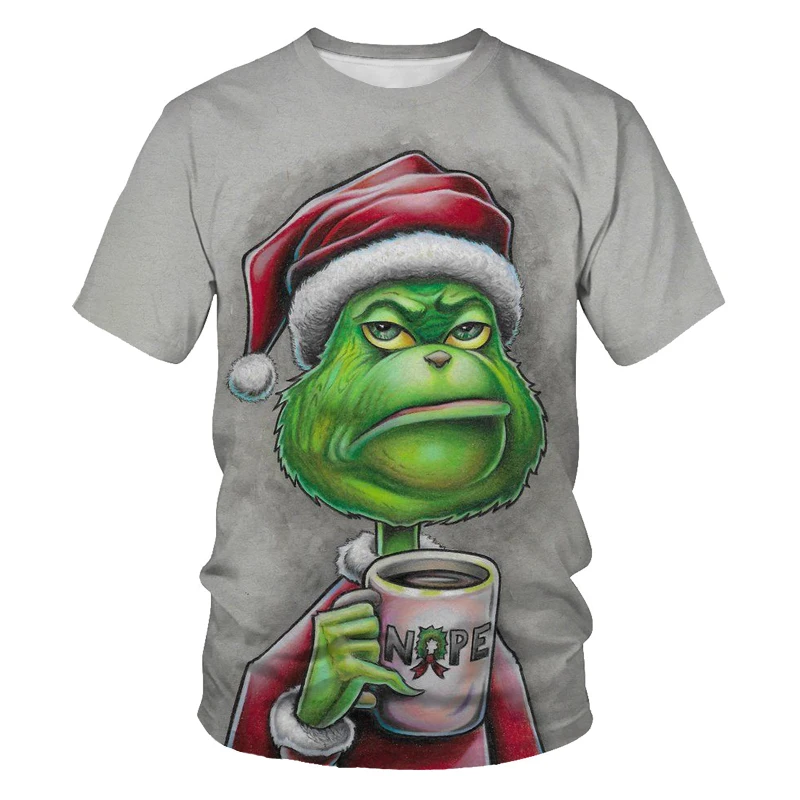 Christmas elk pattern 3d printing men and women t-shirt soft material shirt casual loose t-shirt sports men's streetwear
Christmas elk pattern 3d printing men and women t-shirt soft material shirt casual loose t-shirt sports men's streetwear