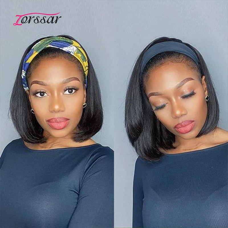 150% Density Short Bob Headband wig human hair wigs for women human hair Short Bob Headband wig Glueless Scarf Wigs
150% Density Short Bob Headband wig human hair wigs for women human hair Short Bob Headband wig Glueless Scarf Wigs