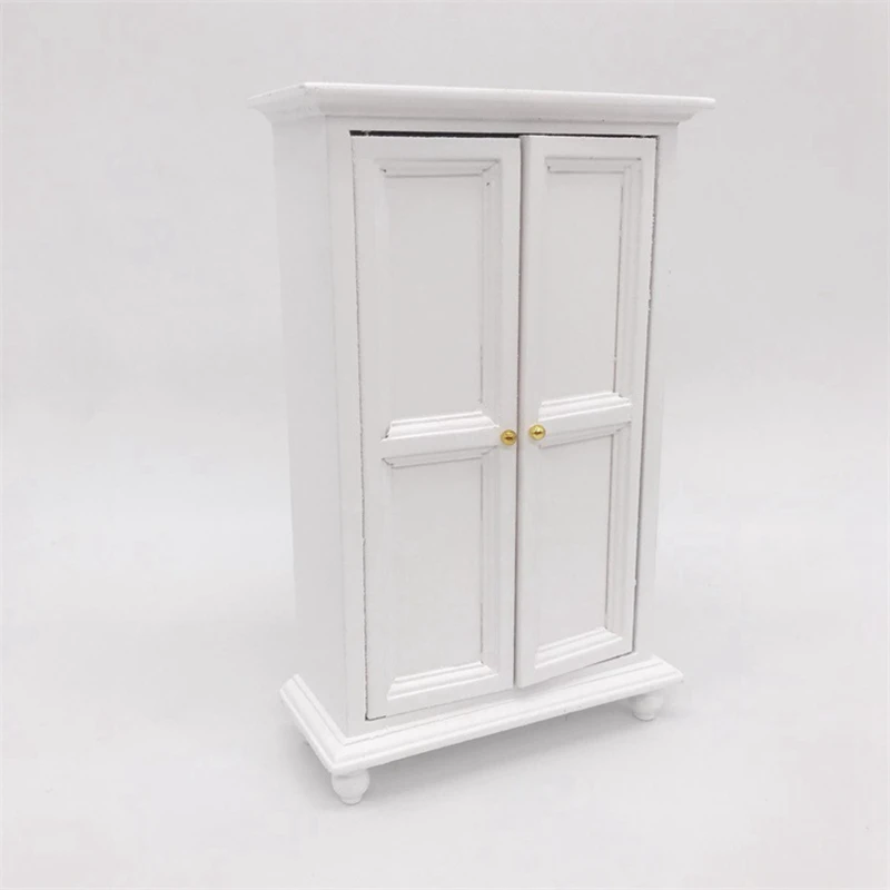 1:12 Dollhouse Miniature Furniture - White Wooden Wardrobe Cabinet, Realistic Model, European Style
1:12 Dollhouse Miniature Furniture - White Wooden Wardrobe Cabinet, Realistic Model, European Style