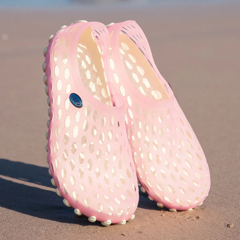 Женские болотные туфли, летние дышащие болотные туфли с дырками, Нескользящие, для пляжа 
Женские болотные туфли, летние дышащие болотные туфли с дырками, Нескользящие, для пляжа