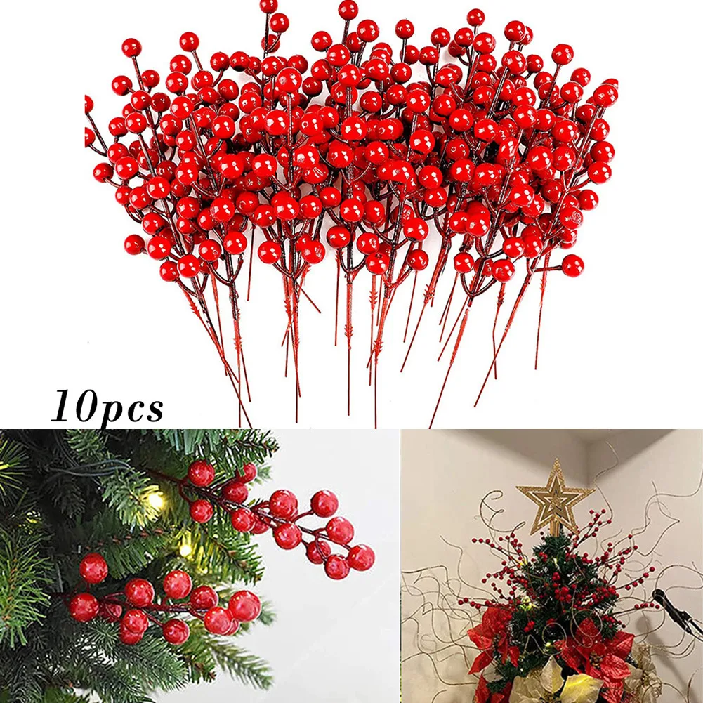 10Pcs Red Berries Stems Red Berry Artificial Flowers Decorative Decor Craft Holiday Decor Center Pieces Bouquets Decorations
10Pcs Red Berries Stems Red Berry Artificial Flowers Decorative Decor Craft Holiday Decor Center Pieces Bouquets Decorations