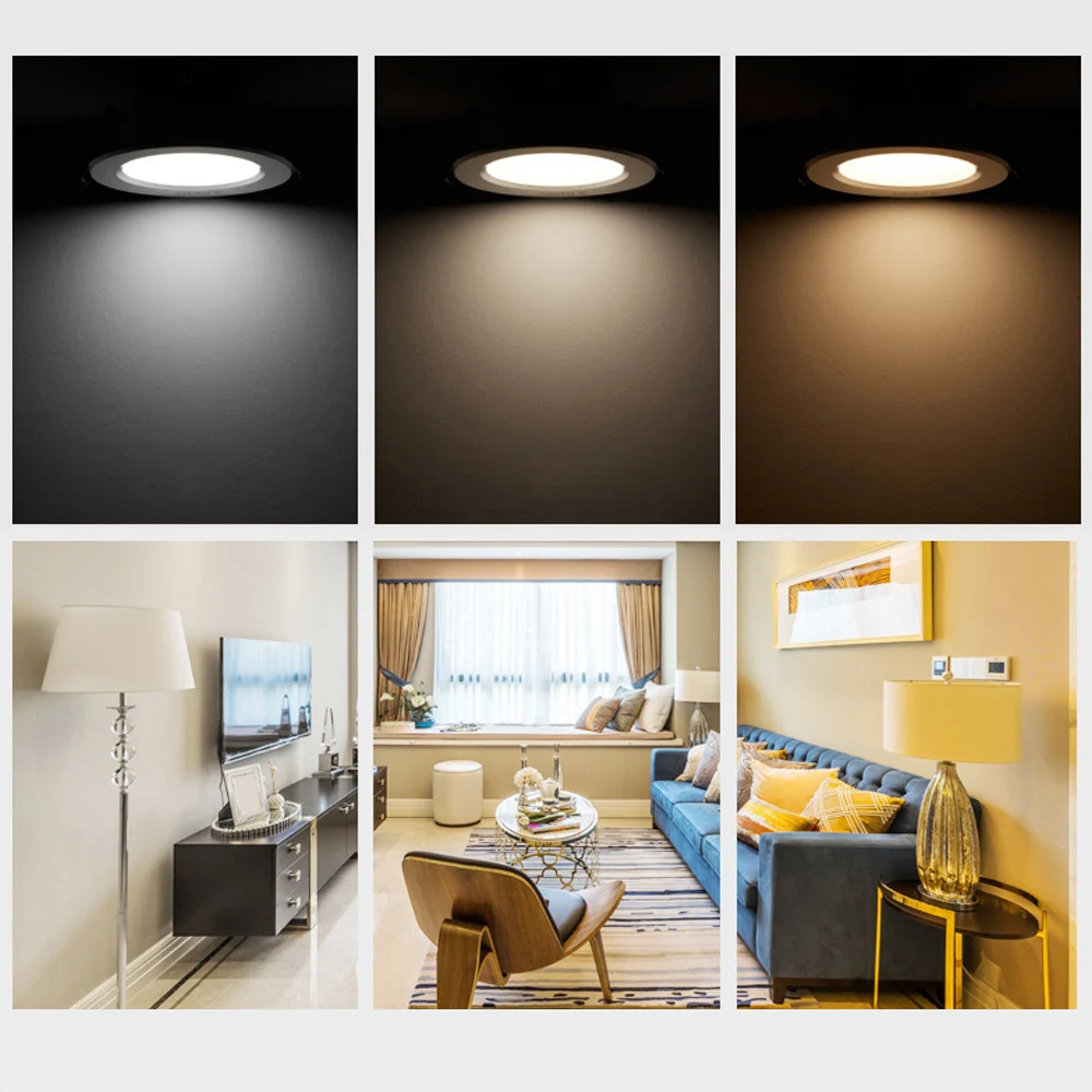 New5w/7w Ceiling Downlight LED Spotlight Solid Shockproof Saving Energy Suitable For Living Room Corridor Bedroom Lighting | Лампы и