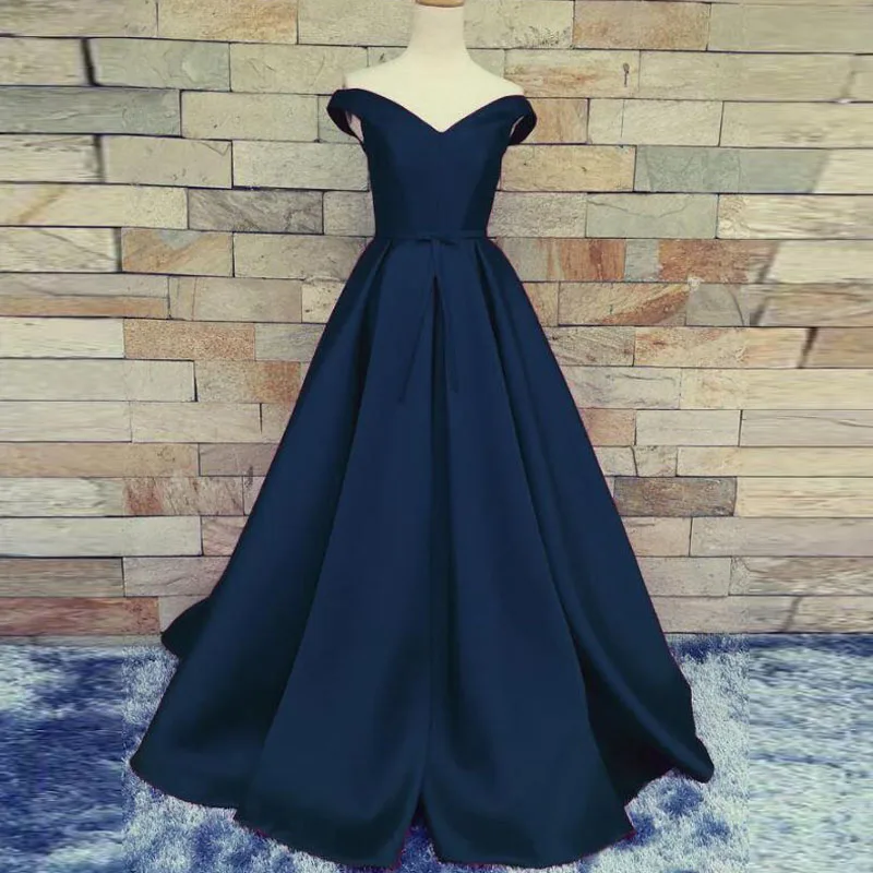 Off Shoulder Plus Size Long Evening Dress A Line Cheap Women Gowns Custom Made Formal Party Gowns Navy Blue Prom Dresses
Off Shoulder Plus Size Long Evening Dress A Line Cheap Women Gowns Custom Made Formal Party Gowns Navy Blue Prom Dresses