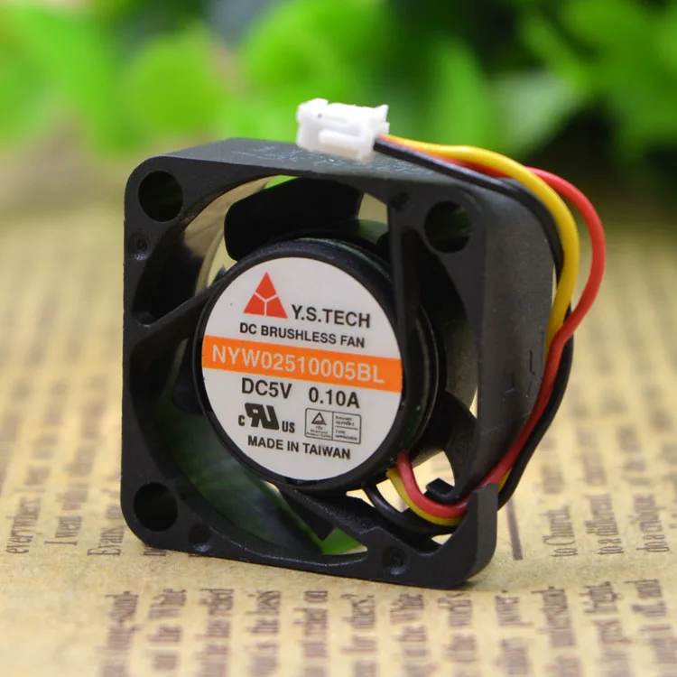 Вонсана NYW02510005BL 2510 5V 0.1A 2 5 см/см шариковый микро Вентилятор охлаждения|Кулеры и