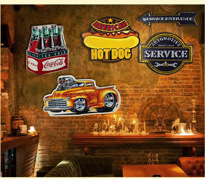 American Creative Tin Painting Industrial Decor Restaurant Plaques Vintage Nostalgia Metalen Borden Home Decoration DI50ZSP
American Creative Tin Painting Industrial Decor Restaurant Plaques Vintage Nostalgia Metalen Borden Home Decoration DI50ZSP