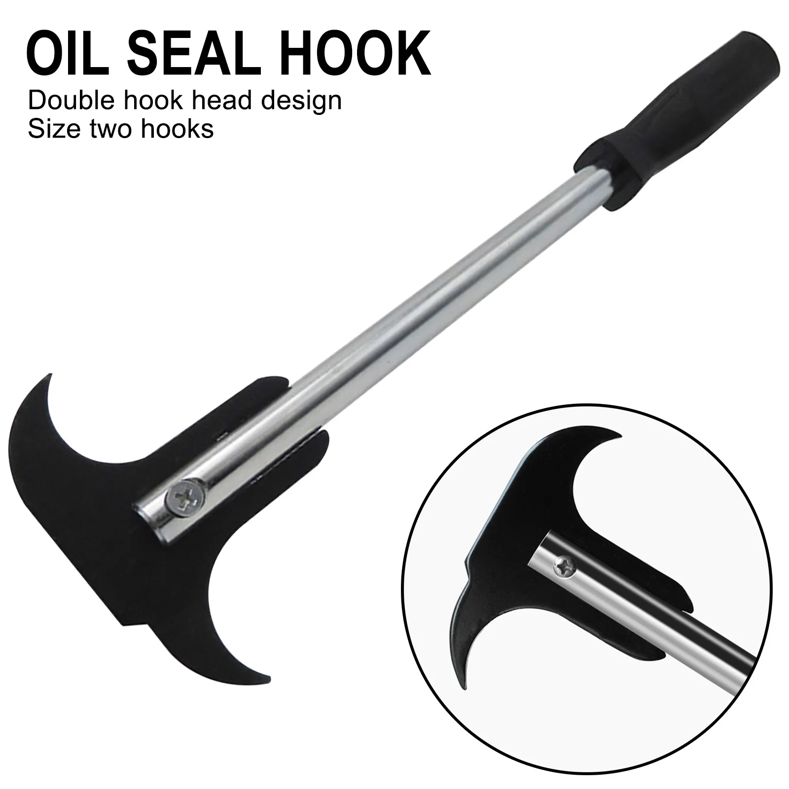 

Double Head Car Oil Seal Puller Metal O-Rings Grease Seal Key Nuts Removal Puller Oil Seal Screwdriver Wrench Puller Hand Tool