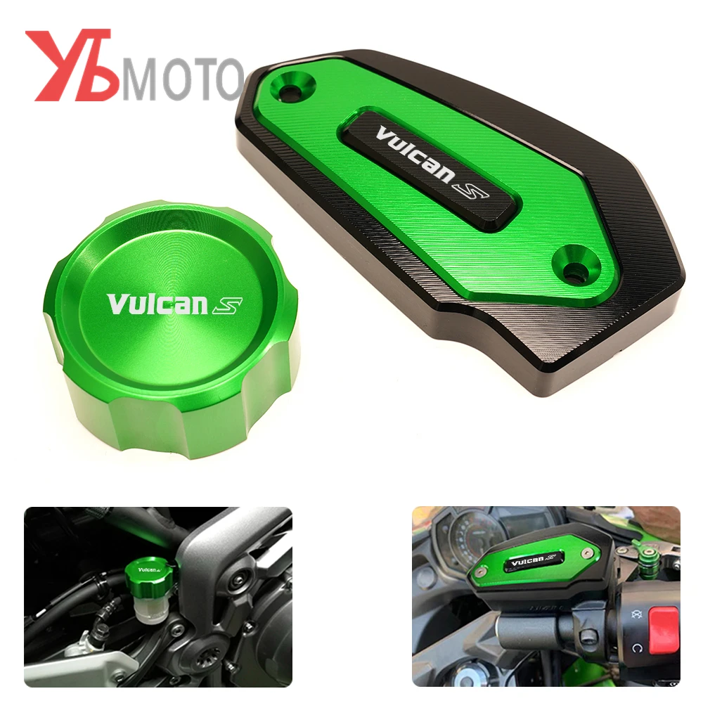 Motorcycle New Aluminum Front & Rear brake Fluid Reservoir Cover Cap For Kawasaki Vulcan S 650 s650 VN650 2017-2020 2021
Motorcycle New Aluminum Front & Rear brake Fluid Reservoir Cover Cap For Kawasaki Vulcan S 650 s650 VN650 2017-2020 2021