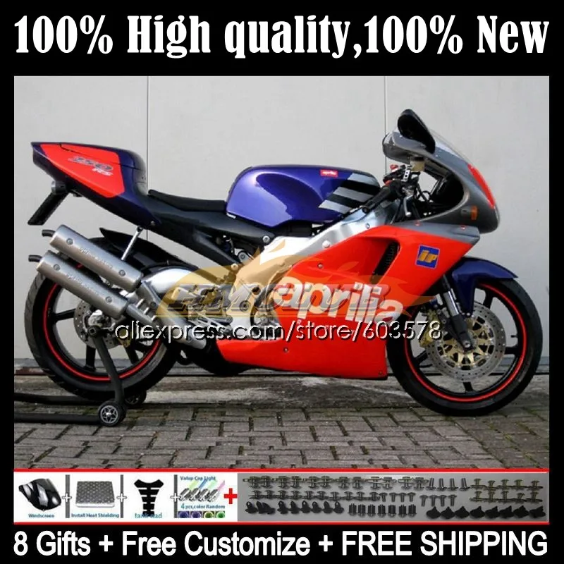 Kit For Aprilia RS-250 RSV250 RSV250RR RS250R 95-97 59CL.0 RSV 250 RR RS250 1995 1996 1997 RS 250 95 96 97 Fairing Factory Red 
Kit For Aprilia RS-250 RSV250 RSV250RR RS250R 95-97 59CL.0 RSV 250 RR RS250 1995 1996 1997 RS 250 95 96 97 Fairing Factory Red