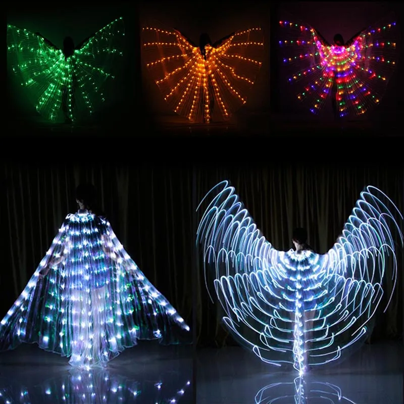 Dance LED Wings Light Up Halloween Costumes Stage Performance Clothing for Adult AC889
Dance LED Wings Light Up Halloween Costumes Stage Performance Clothing for Adult AC889