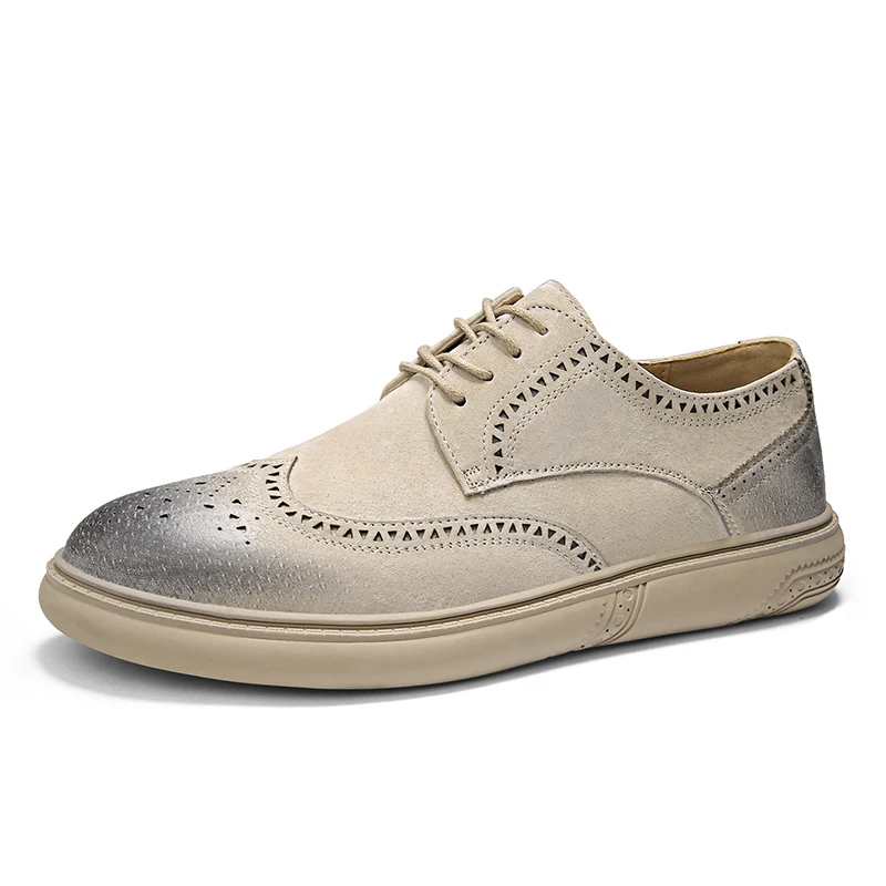 Spring Brand Leather Men Shoes Casual Oxford Classic Sneakers for Men Comfortable Flats Footwear Big Size 38-44 Lace-up Flats
Spring Brand Leather Men Shoes Casual Oxford Classic Sneakers for Men Comfortable Flats Footwear Big Size 38-44 Lace-up Flats