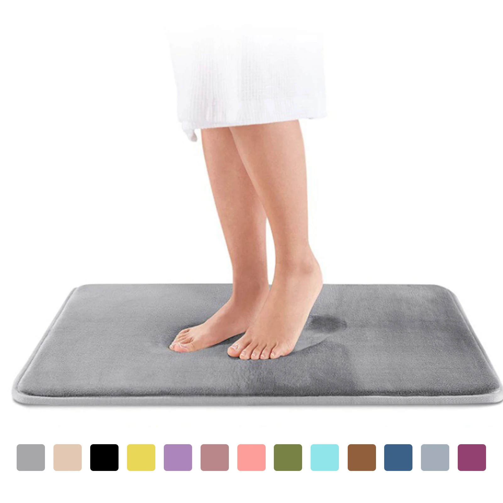 7 colors Washable Home Bath Mat Non-slip Bathroom Carpet Soft Coral Fleece Memory Foam Rug Mat Kitchen Toilet Floor Decor 40*60
7 colors Washable Home Bath Mat Non-slip Bathroom Carpet Soft Coral Fleece Memory Foam Rug Mat Kitchen Toilet Floor Decor 40*60