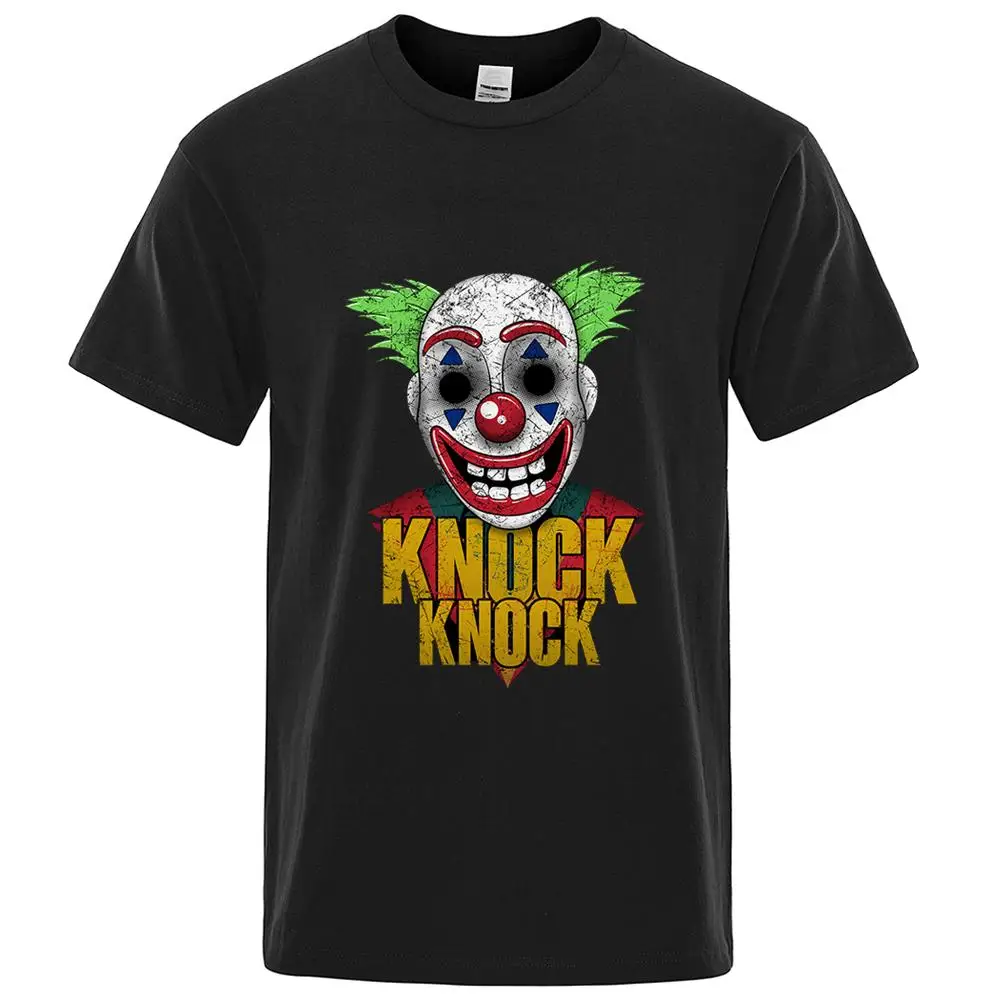 Knock Clown Funny Printed Tops Casual Cartoon Man Clothes Oversize O-Neck Short Sleeves Breathable Summer T-Shirts For Mans
Knock Clown Funny Printed Tops Casual Cartoon Man Clothes Oversize O-Neck Short Sleeves Breathable Summer T-Shirts For Mans