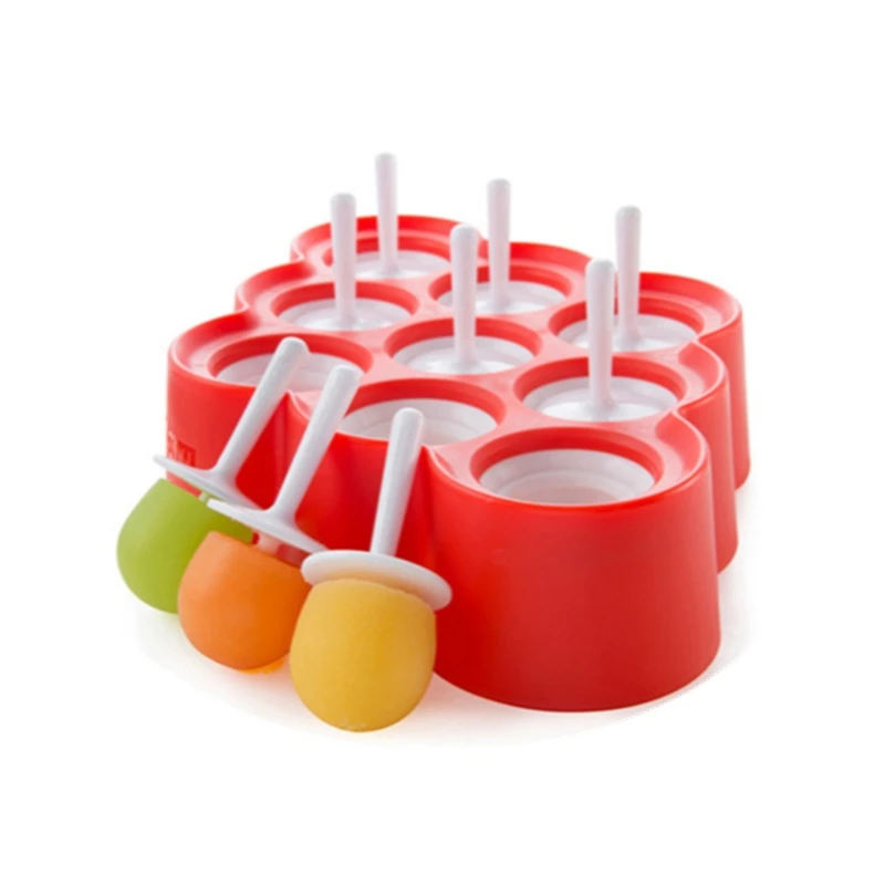 Silicone Popsicle Mold Ice Cube Maker Ice Cream Moldes De Silicona Tray Popsicle Diy Dessert Sticks 9 Cell Hole Fruit Juice Make
Silicone Popsicle Mold Ice Cube Maker Ice Cream Moldes De Silicona Tray Popsicle Diy Dessert Sticks 9 Cell Hole Fruit Juice Make