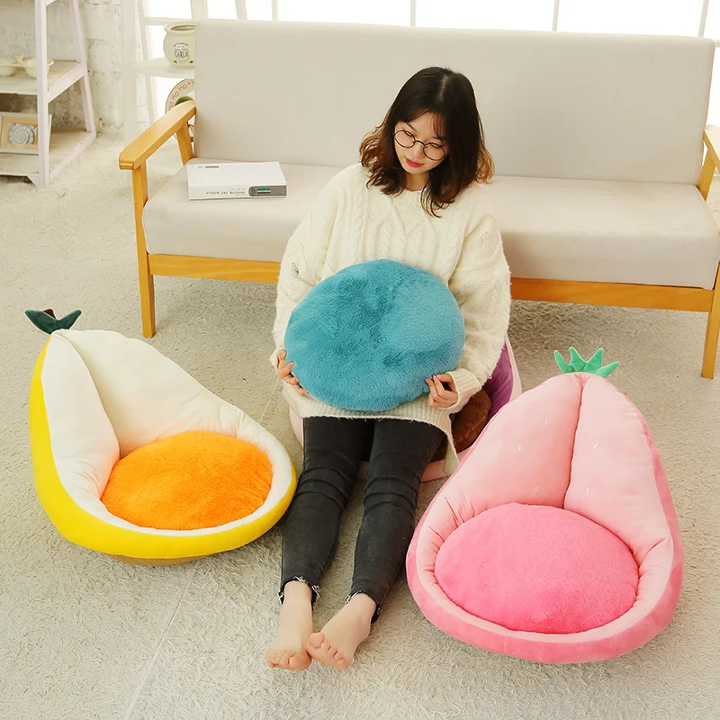 New Fruit Pillow Seat Cushion Stuffed Strawberry Plush Sofa Indoor Floor Home Chair Decor Winter Children Gift
New Fruit Pillow Seat Cushion Stuffed Strawberry Plush Sofa Indoor Floor Home Chair Decor Winter Children Gift