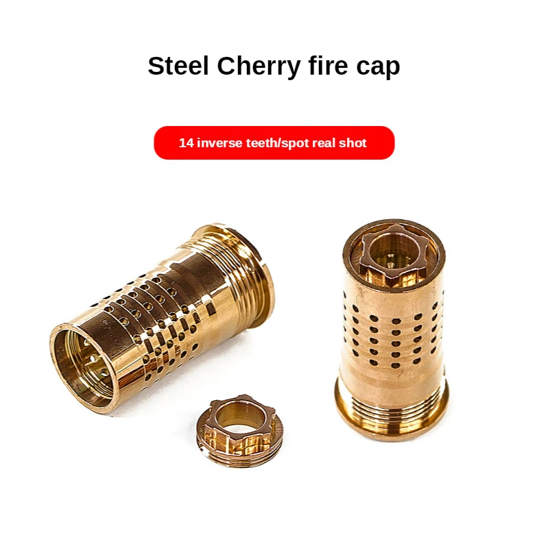 TOtrait Steel Cherry Cap SLR Barrel Decorative Cap For JM Gen.9 M4A1/JM Gen.10 ACR With 14mm Threaded Concave Tube
TOtrait Steel Cherry Cap SLR Barrel Decorative Cap For JM Gen.9 M4A1/JM Gen.10 ACR With 14mm Threaded Concave Tube