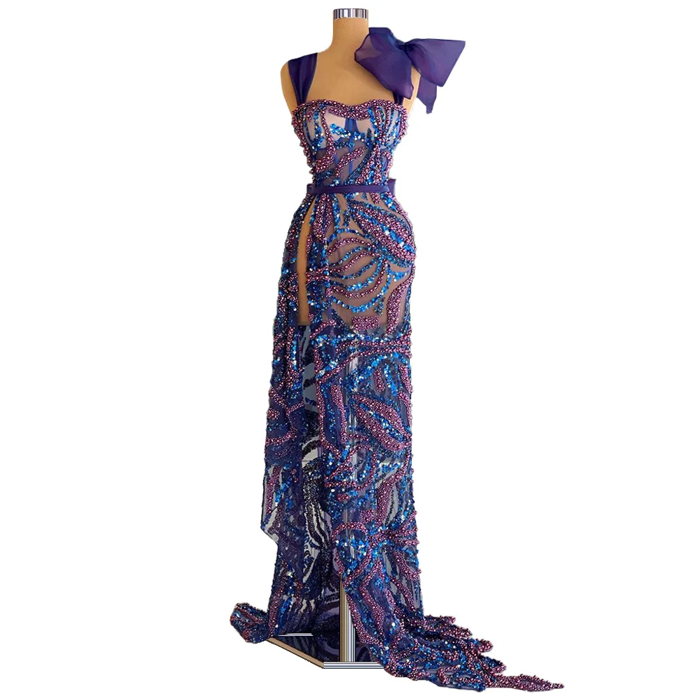 Женское платье для выпускного вечера, блестящее платье с юбкой-годе 
Женское платье для выпускного вечера, блестящее платье с юбкой-годе