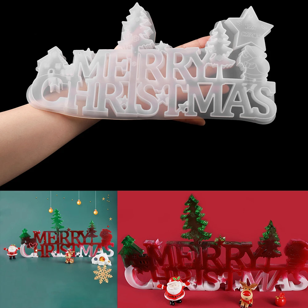 1Pcs UV Epoxy Resin Crafts Molds Christmas Alphabet Silicone Mould Home Decoration for DIY Jewelry Making Accessories Supplies
1Pcs UV Epoxy Resin Crafts Molds Christmas Alphabet Silicone Mould Home Decoration for DIY Jewelry Making Accessories Supplies