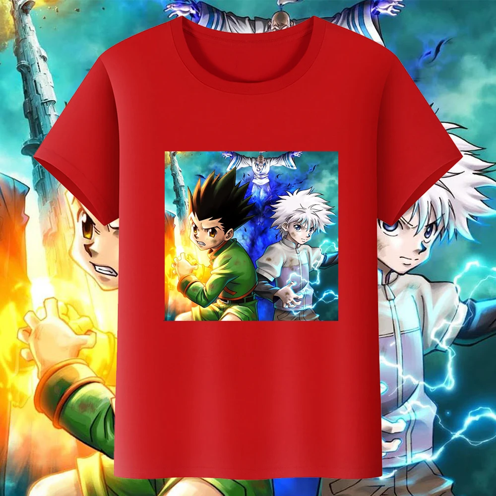 Футболка для мальчиков и девочек Hunter X Hunter, модная смешная мультяшная Повседневная крутая уличная одежда с аниме принтом, детские топы в сти...
Футболка для мальчиков и девочек Hunter X Hunter, модная смешная мультяшная Повседневная крутая уличная одежда с аниме принтом, детские топы в сти...