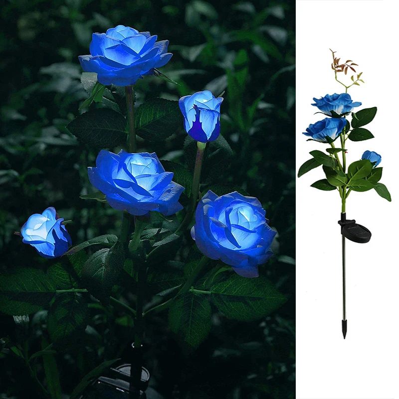 1pc Rose Flower Solar Led Light Outdoor Garden Decoration Lampe Christmas Waterproof Outdoor Landscape Lawn Lamp Xmas Light
1pc Rose Flower Solar Led Light Outdoor Garden Decoration Lampe Christmas Waterproof Outdoor Landscape Lawn Lamp Xmas Light