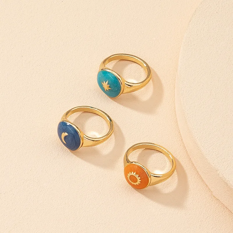 MC Creative Simple Colorful Letter/ Star Moon Finger Rings Ins New Zircon Trendy Couple Women Anillos Mujer For Summer Party
MC Creative Simple Colorful Letter/ Star Moon Finger Rings Ins New Zircon Trendy Couple Women Anillos Mujer For Summer Party
