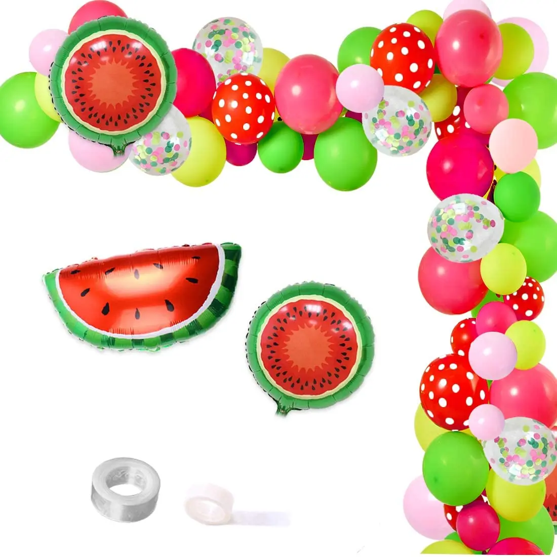 103pcs Watermelon Balloon Garland Arch Kit for Girls Fruit Watermelon Themed Birthday Baby Shower Party Decorations Supplies
103pcs Watermelon Balloon Garland Arch Kit for Girls Fruit Watermelon Themed Birthday Baby Shower Party Decorations Supplies