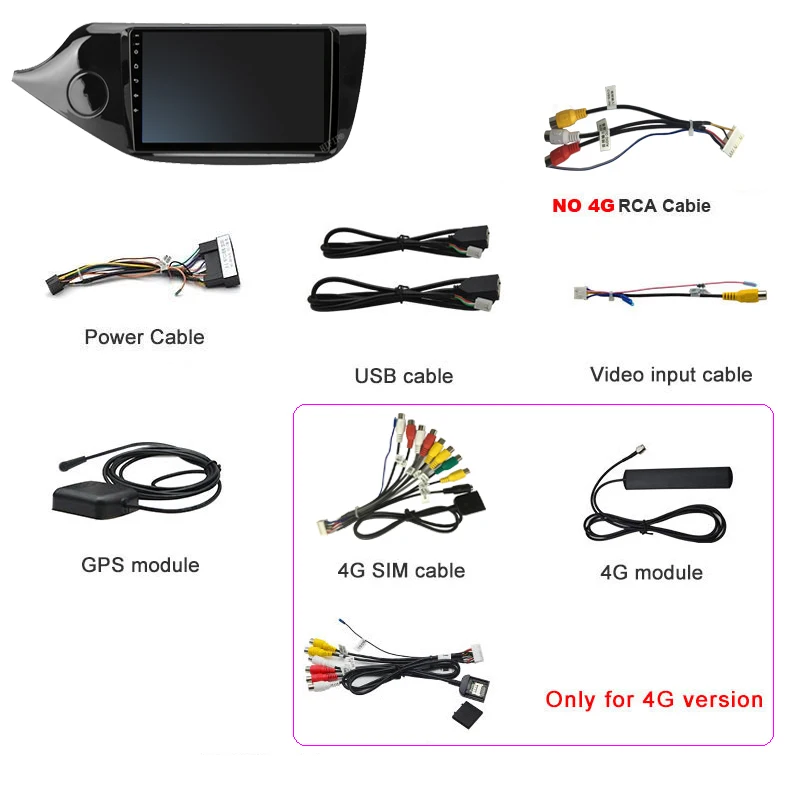 Carplay 9" Android 10 Car Radio for KIA Ceeɽ CEED JD 2012 2013 2014 - 2018 Multimedia Player Navigation GPS 2 Din DVD Head Unit |