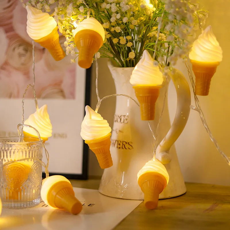 Hamburger Fries Decoration Lamp LED Ice Cream Lights String Children's Room Restaurant Decoration Birthday Party Ornaments
Hamburger Fries Decoration Lamp LED Ice Cream Lights String Children's Room Restaurant Decoration Birthday Party Ornaments