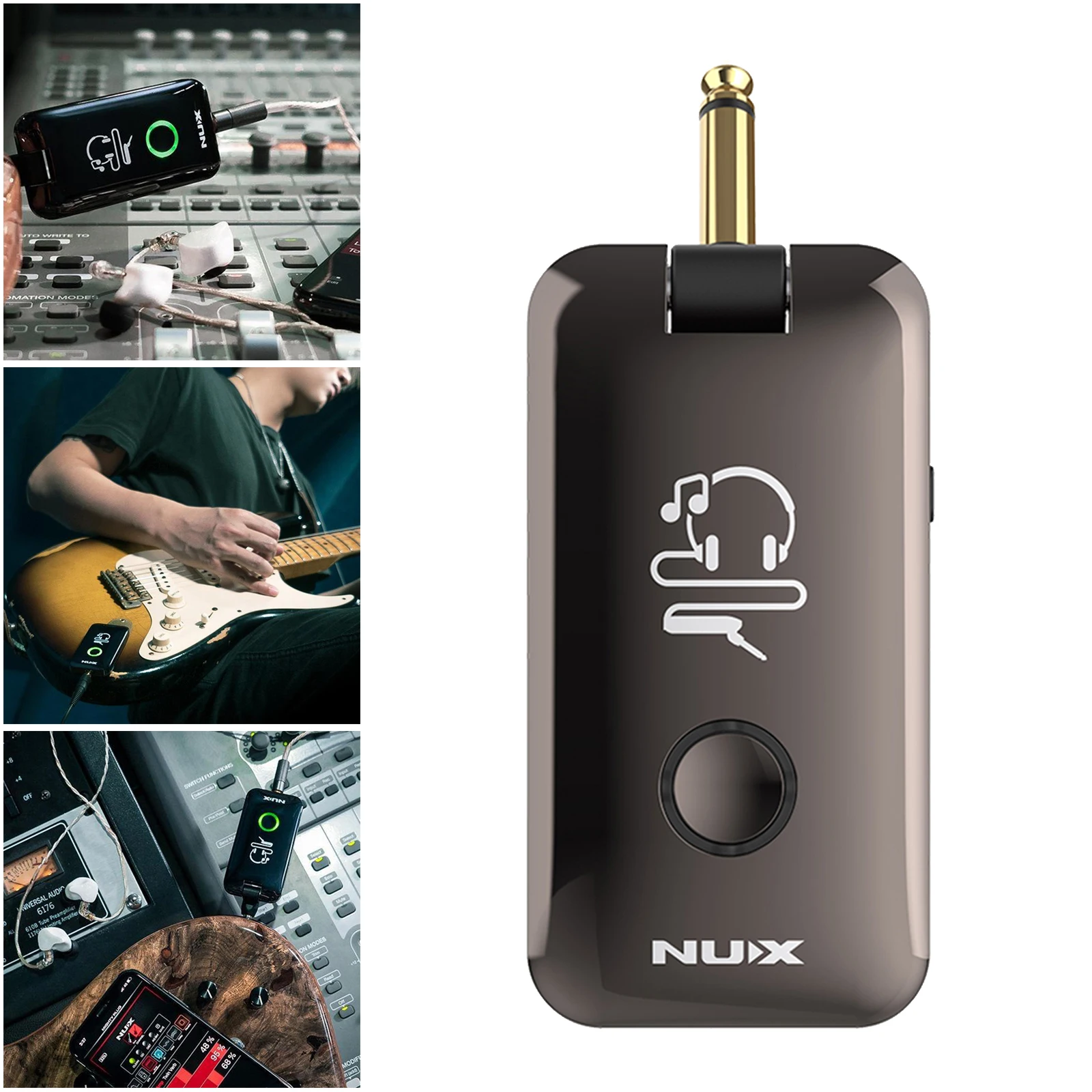 NuX Mighty Plug MP-2 Guitar and Bass Amp Modeling Headphone Amp Guitar Accessory
NuX Mighty Plug MP-2 Guitar and Bass Amp Modeling Headphone Amp Guitar Accessory