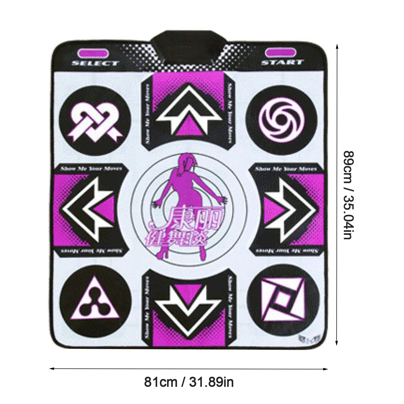 LED Lamp Dance Pad Dancing Step Dance Mats Pad Pads Dancer Blanket Equipment Revolution HD Non-Slip Foot Print Mat For PC TV
LED Lamp Dance Pad Dancing Step Dance Mats Pad Pads Dancer Blanket Equipment Revolution HD Non-Slip Foot Print Mat For PC TV