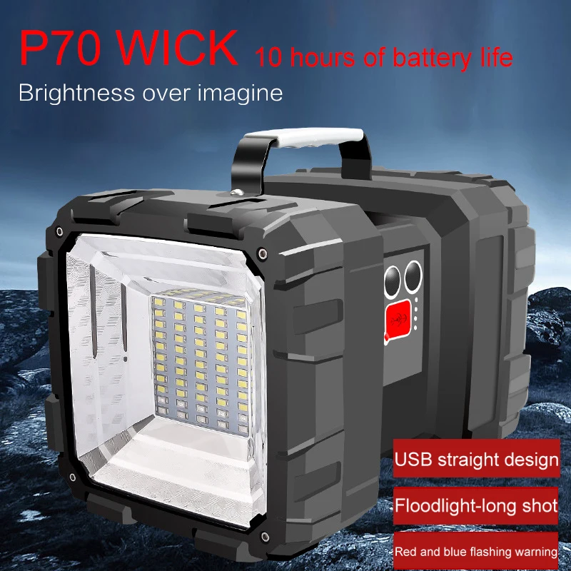 1Pc Super Bright LED Lantern Lamp Portable Camping Lantern Night Light Outdoor Fishing Hunting Multifunction Rechargeable Lamp
1Pc Super Bright LED Lantern Lamp Portable Camping Lantern Night Light Outdoor Fishing Hunting Multifunction Rechargeable Lamp