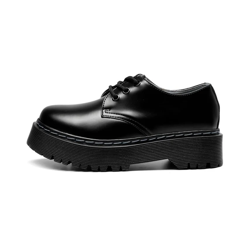 Spring Platform Leather Shoes Women Oxford Shoes Comfortable Sneakers Femmes Chaussures Martens Women's Moccasins Lolita Shoes