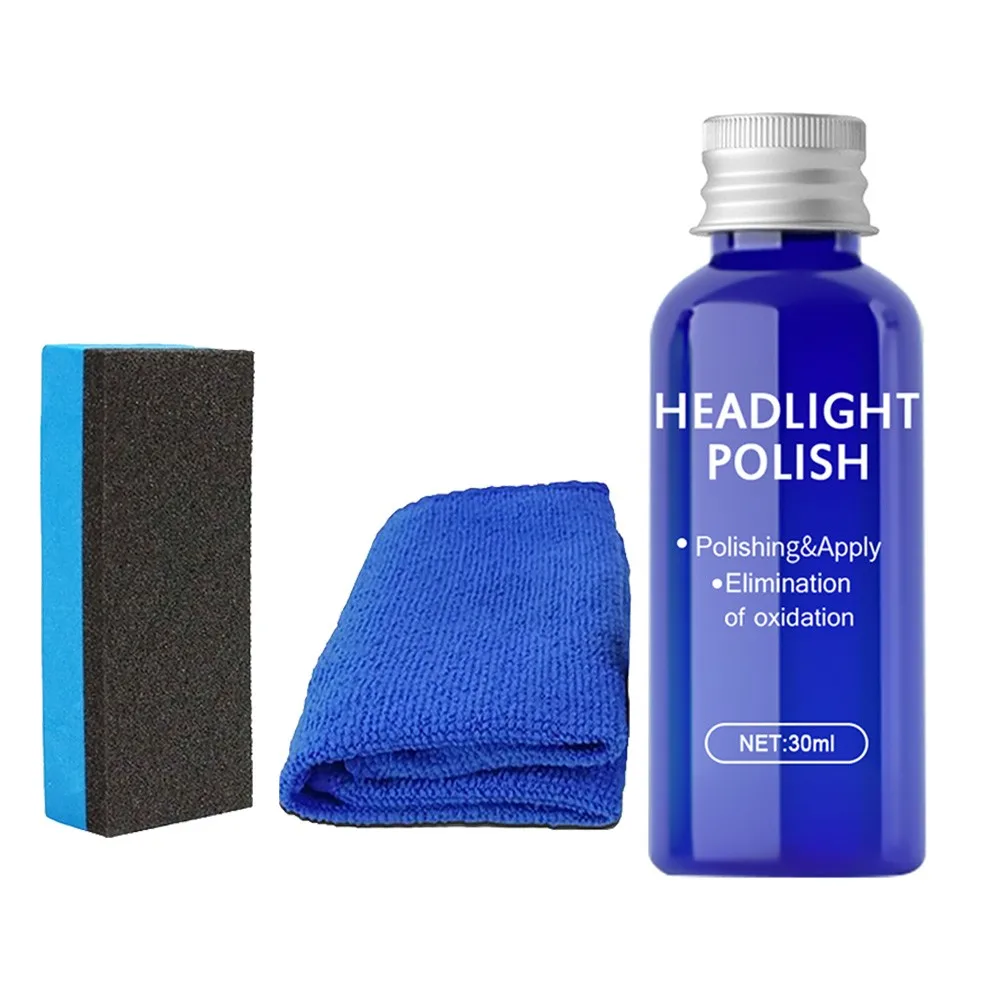 30ML Car Lamp Crystal Plating Renovating Agent Car Headlight Repair Maintenance Fluid Retreading Agent Sponge Cloth
30ML Car Lamp Crystal Plating Renovating Agent Car Headlight Repair Maintenance Fluid Retreading Agent Sponge Cloth