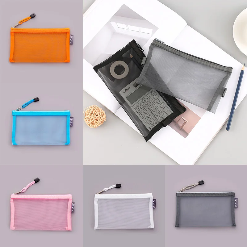 20x12cm Transparent Mesh Cosmetic Storage Bag Clear Zipper Stationery Bag Nylon Makeup Portable Travel Toiletries Handbag New
20x12cm Transparent Mesh Cosmetic Storage Bag Clear Zipper Stationery Bag Nylon Makeup Portable Travel Toiletries Handbag New