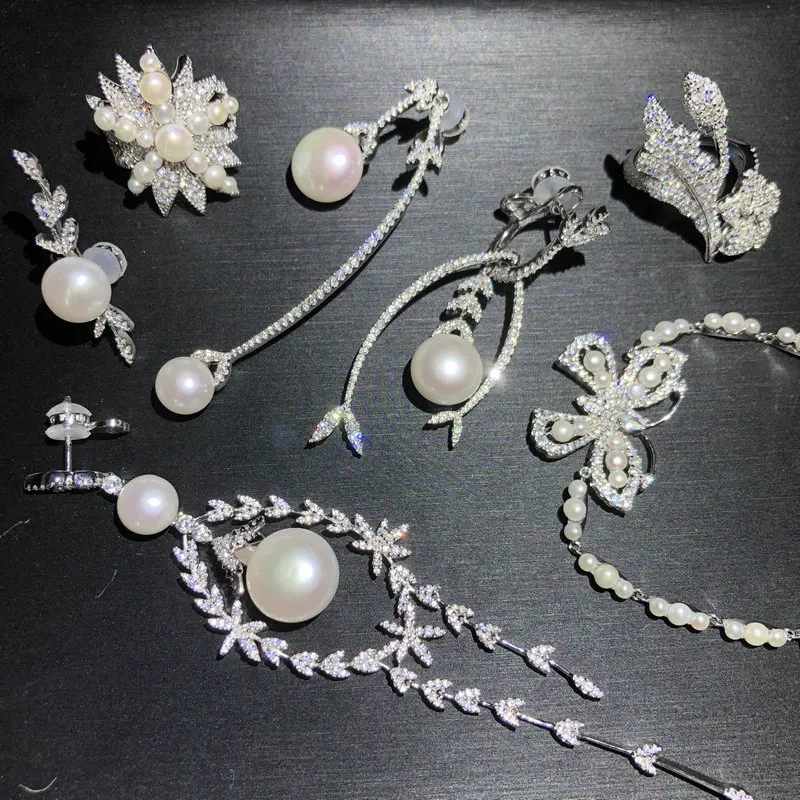 S925 Sterling Silver Jewelry 1:1 Copy, Delicate Petal Bud Shape, Butterfly Pearl Bracelet, Women's Necklace Earrings
S925 Sterling Silver Jewelry 1:1 Copy, Delicate Petal Bud Shape, Butterfly Pearl Bracelet, Women's Necklace Earrings