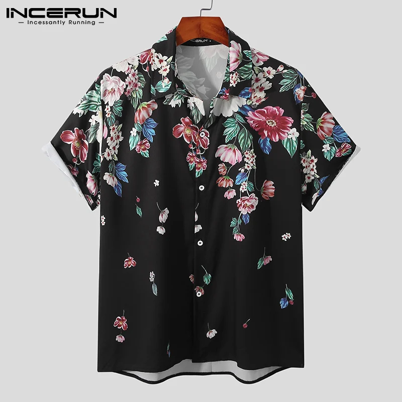 INCERUN Men Shirt Floral Printed 2021 Lapel Vacation Short Sleeve Casual Hawaiian Shirts Streetwear Breathable Camisas S-3XL
INCERUN Men Shirt Floral Printed 2021 Lapel Vacation Short Sleeve Casual Hawaiian Shirts Streetwear Breathable Camisas S-3XL