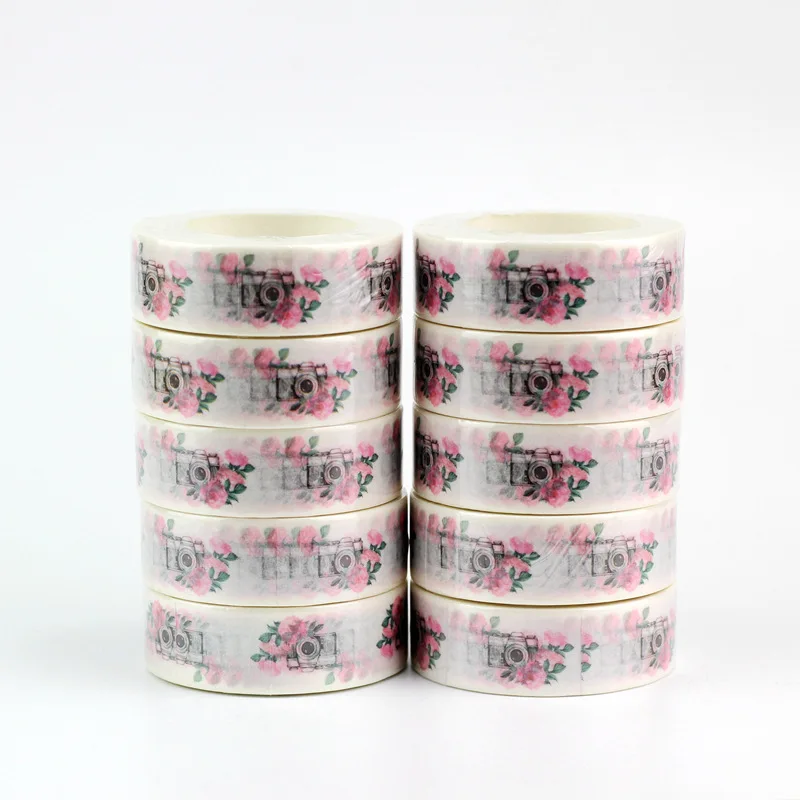 10pcs/lot Cute Flowers Camera Washi Tapes Paper DIY Decorative Scrapbooking Planner Adhesive Masking Tapes Kawaii Stationery
10pcs/lot Cute Flowers Camera Washi Tapes Paper DIY Decorative Scrapbooking Planner Adhesive Masking Tapes Kawaii Stationery