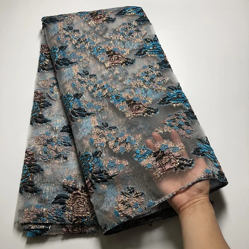 5Yard African Jacquard Fabric Embroidery Lace Nigeria French Tulle Lace High Quality Brocade Lace Fabric For Wedding Party Dress 
5Yard African Jacquard Fabric Embroidery Lace Nigeria French Tulle Lace High Quality Brocade Lace Fabric For Wedding Party Dress