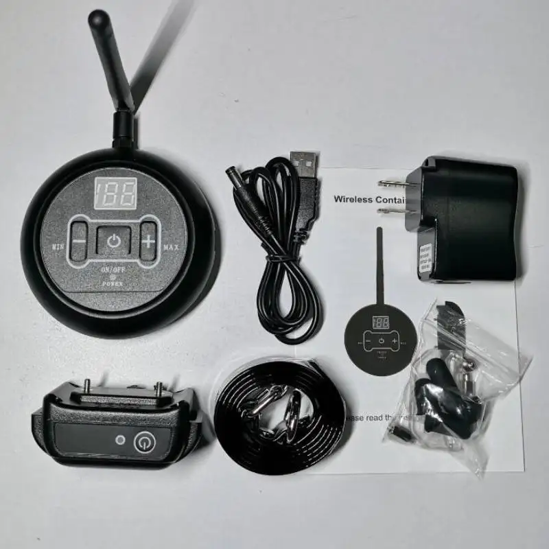 Electronic Dog Fence New Wireless Pet Trainer Bark Arresting Device Pet Products Dog Training Collar
Electronic Dog Fence New Wireless Pet Trainer Bark Arresting Device Pet Products Dog Training Collar