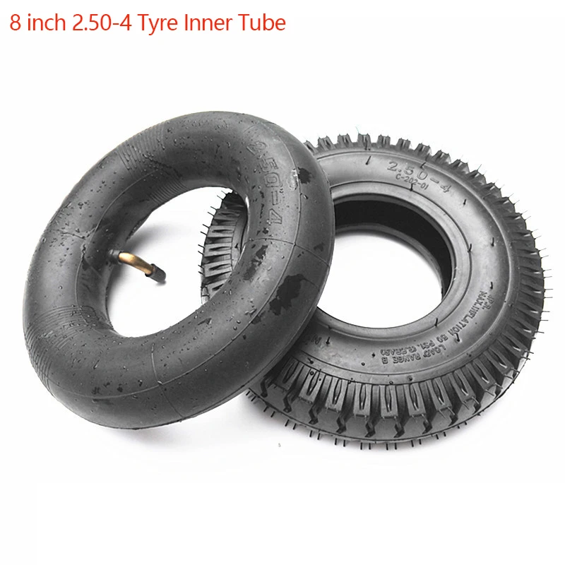8 Inch 2.50-4 Electric Scooter Tyre Inner TubeBlack Rubber Abrasion Resistant Tyre For Scooter Replacement Accessories
8 Inch 2.50-4 Electric Scooter Tyre Inner TubeBlack Rubber Abrasion Resistant Tyre For Scooter Replacement Accessories