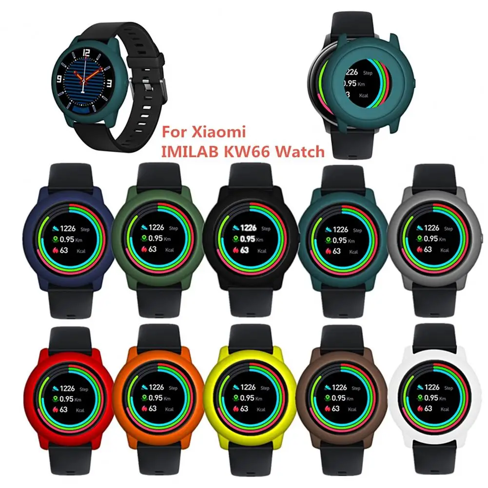 Silicone Case for Xiaomi IMILAB KW66 47mm General purpose bumper smartwatch accessories protection cover
Silicone Case for Xiaomi IMILAB KW66 47mm General purpose bumper smartwatch accessories protection cover