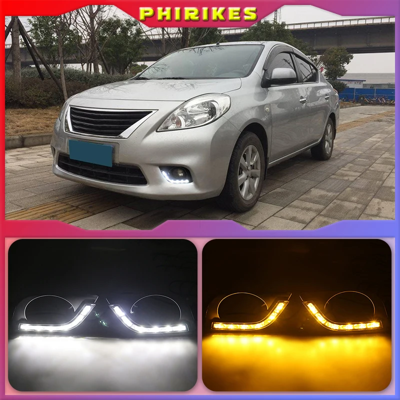 Дневные ходовые огни дневного света, противотуманные фары 2 шт. для Nissan Almera латио Sunny, Versa 2011 2012 2013
Дневные ходовые огни дневного света, противотуманные фары 2 шт. для Nissan Almera латио Sunny, Versa 2011 2012 2013