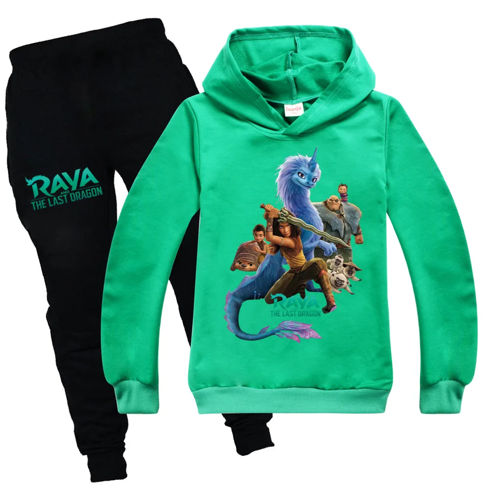 New Tracksuit Kids Clothes Sets Raya and the Last Dragon Hoodies for Teen Girls Baby Boys Sweatshirt Children Costume Pants 2pcs
New Tracksuit Kids Clothes Sets Raya and the Last Dragon Hoodies for Teen Girls Baby Boys Sweatshirt Children Costume Pants 2pcs