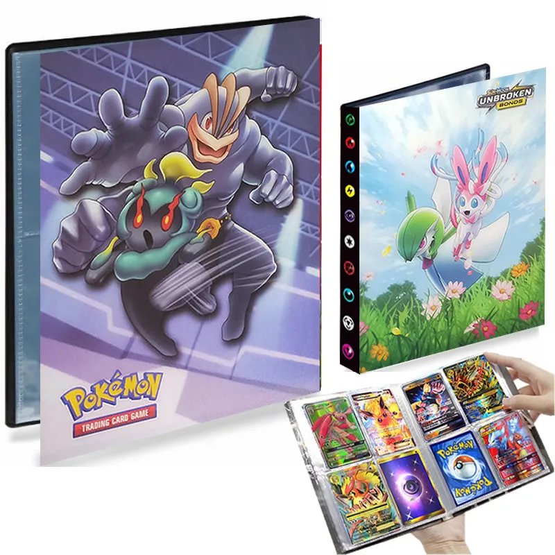 4 Pocket Album Pokemon 240 Card Book Holder Playing Game Livre Pokémon Binder Folder Loaded List Collection Map Kids Toys Gift
4 Pocket Album Pokemon 240 Card Book Holder Playing Game Livre Pokémon Binder Folder Loaded List Collection Map Kids Toys Gift