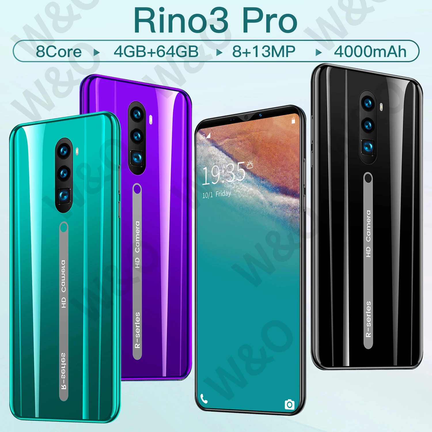 Rino3 Pro 5.8Inch Smartphone 4500mah Android 9.1 Dual SIM 4G 5G 8MP+ 13MP HD Camera Face Wake 8GB+128GB Global Version CellPhone
Rino3 Pro 5.8Inch Smartphone 4500mah Android 9.1 Dual SIM 4G 5G 8MP+ 13MP HD Camera Face Wake 8GB+128GB Global Version CellPhone